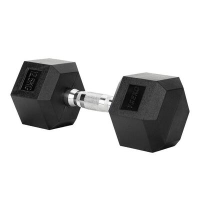 Manubrio gommato XTREXO Hex 125 kg