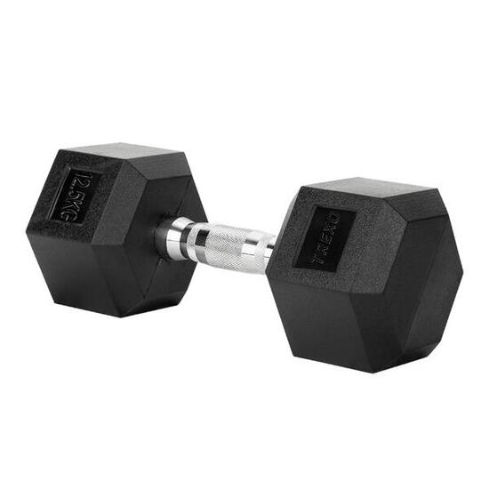 Manubrio gommato XTREXO Hex 125 kg