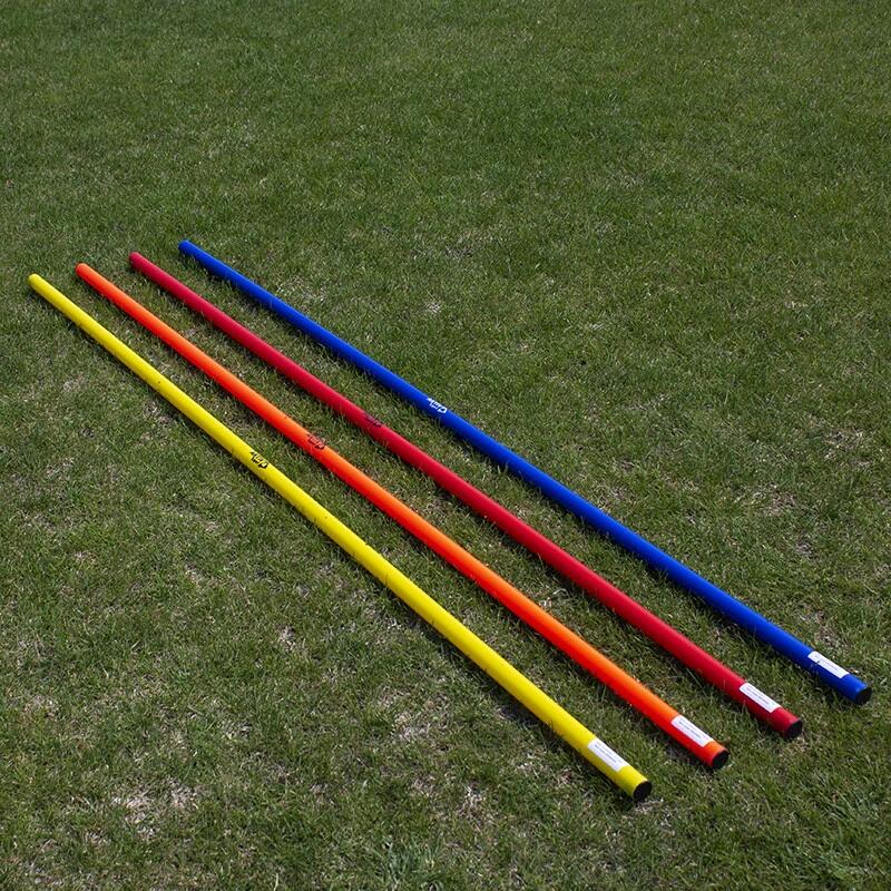 Bastone da ginnastica Aktivsport 1,6 m, giallo. 4/4