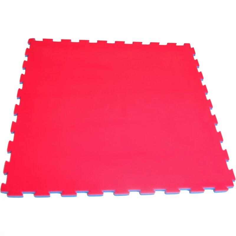 Puzzle tatami Aktivsport 100x100x4 cm rosso-blu 3/7