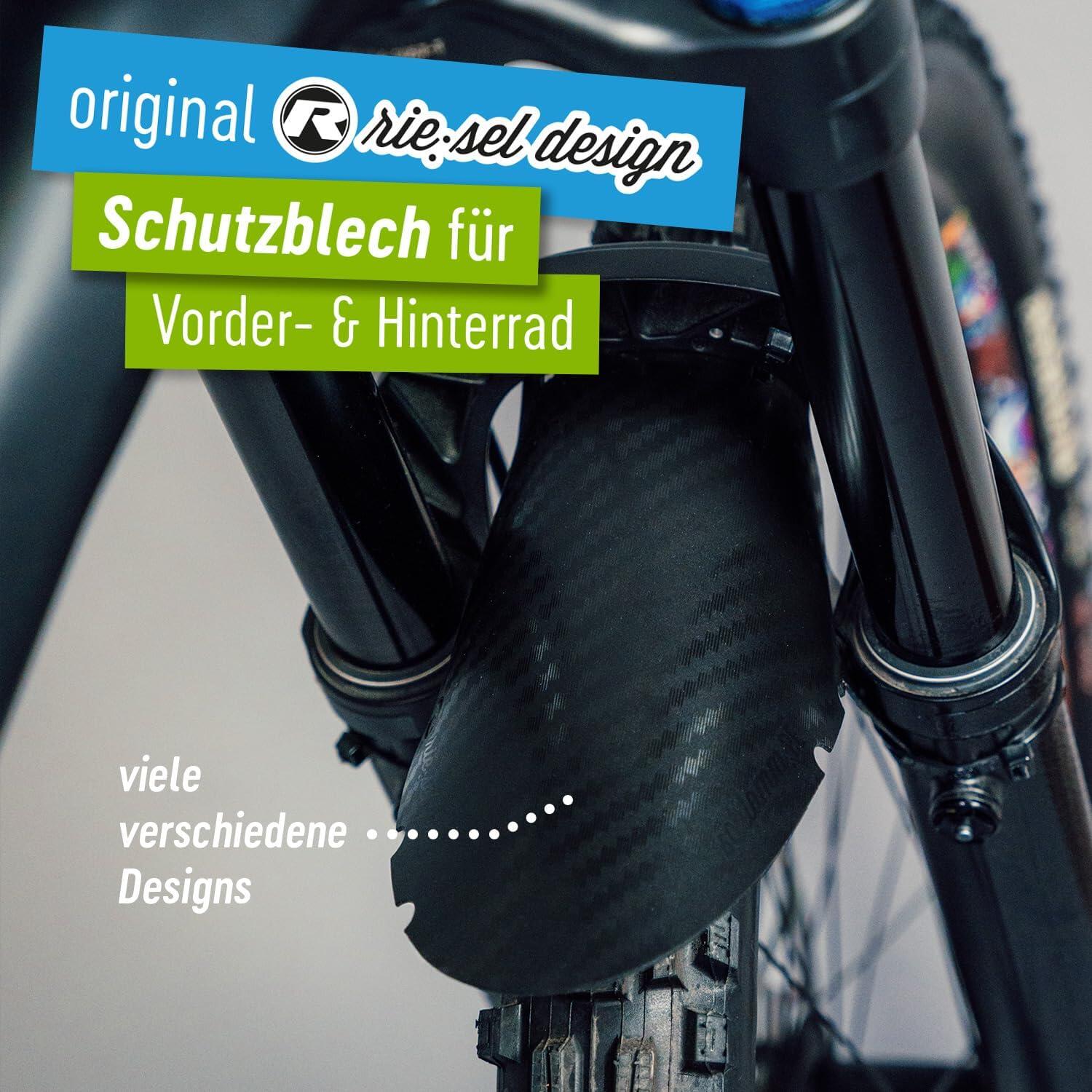 Riesel Design® MTB Mudguard Set - schlamm:PE & kol:oss inkl. Kabelbinder 5/5