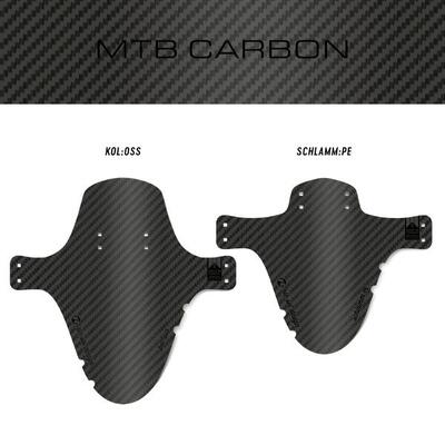Riesel Design® MTB Mudguard Set - schlamm:PE & kol:oss inkl. Kabelbinder