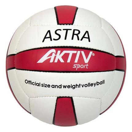Piłka do siatkówki Aktivsport ASTRA, rozmiar: 5, czerwona