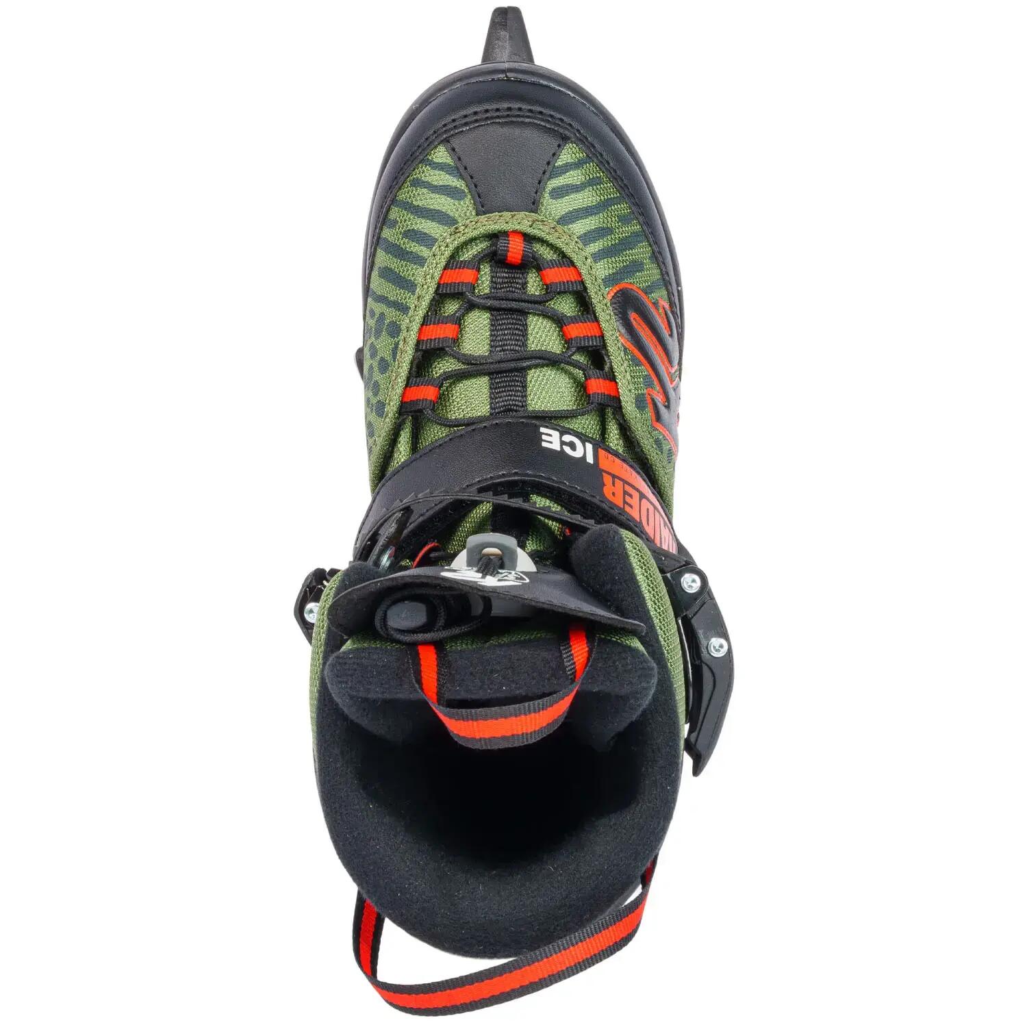 Gyerek állítható jégkorcsolya - K2 Raider Ice Pro black/green 3/7
