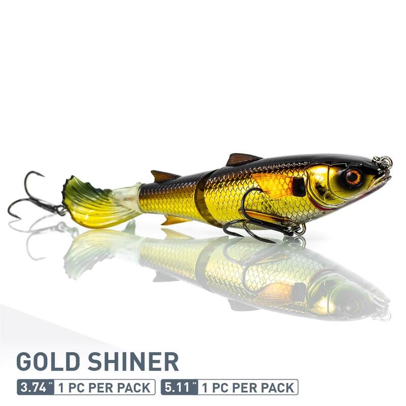 Hardbait - Drunken Mullet – 9.5cm – Gold Shiner