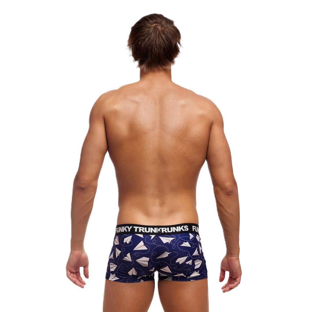 Bielizna męska bokserki spodenki bawełniane Funky Trunks Paper Plain 2/3
