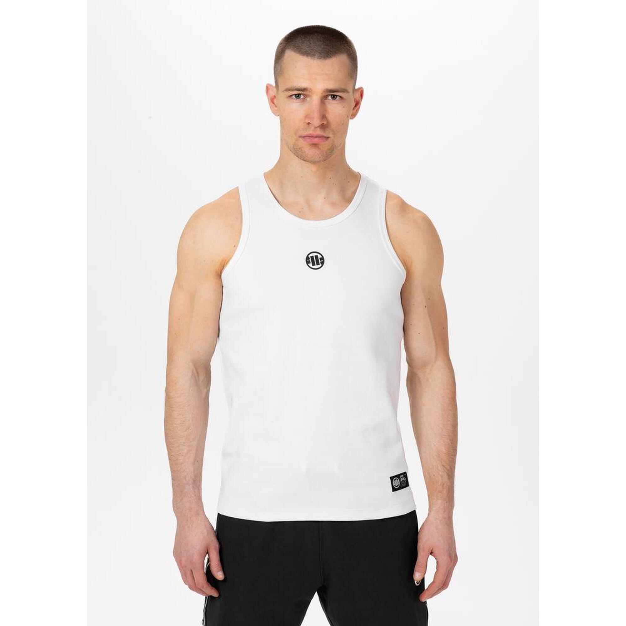 Pitbull - Débardeur Hommes Pitbull West Coast Small Logo - Chemise Sans Manche - Blanc - 52 2xl - Decathlon