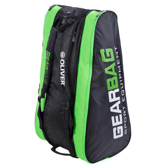 Borsa da tennis OLIVER - Gearbag nero-verde