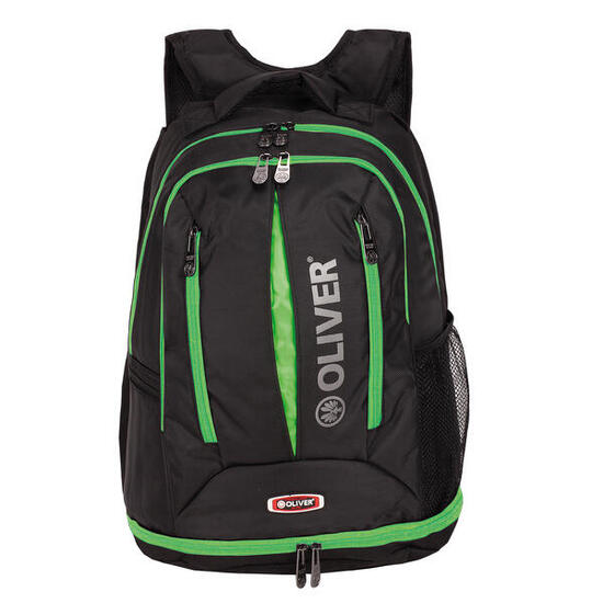 Sport rugzak OLIVER - TS groen-zwart