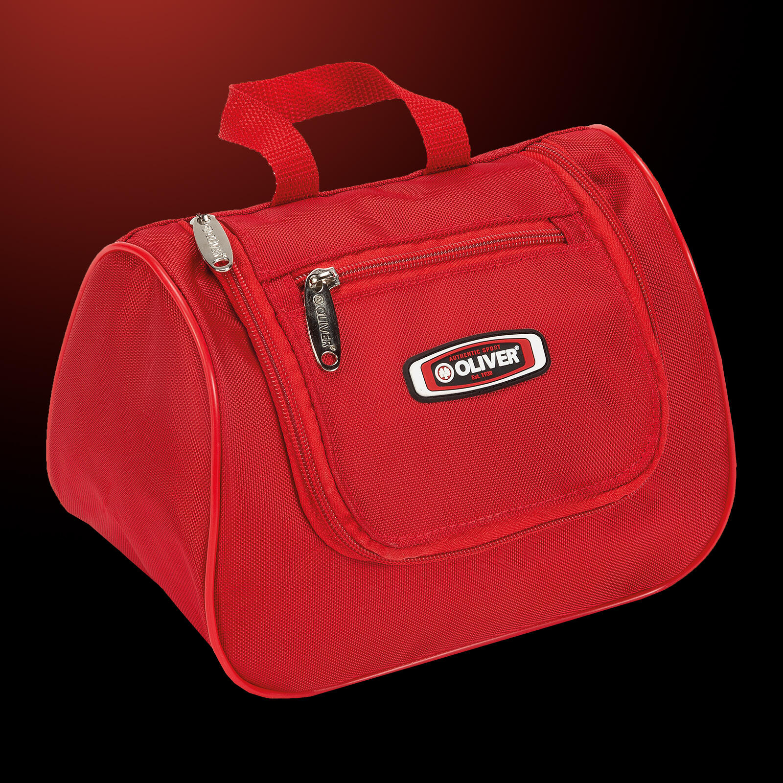 Toilettas OLIVER - Cosmeticbag rood 2/2