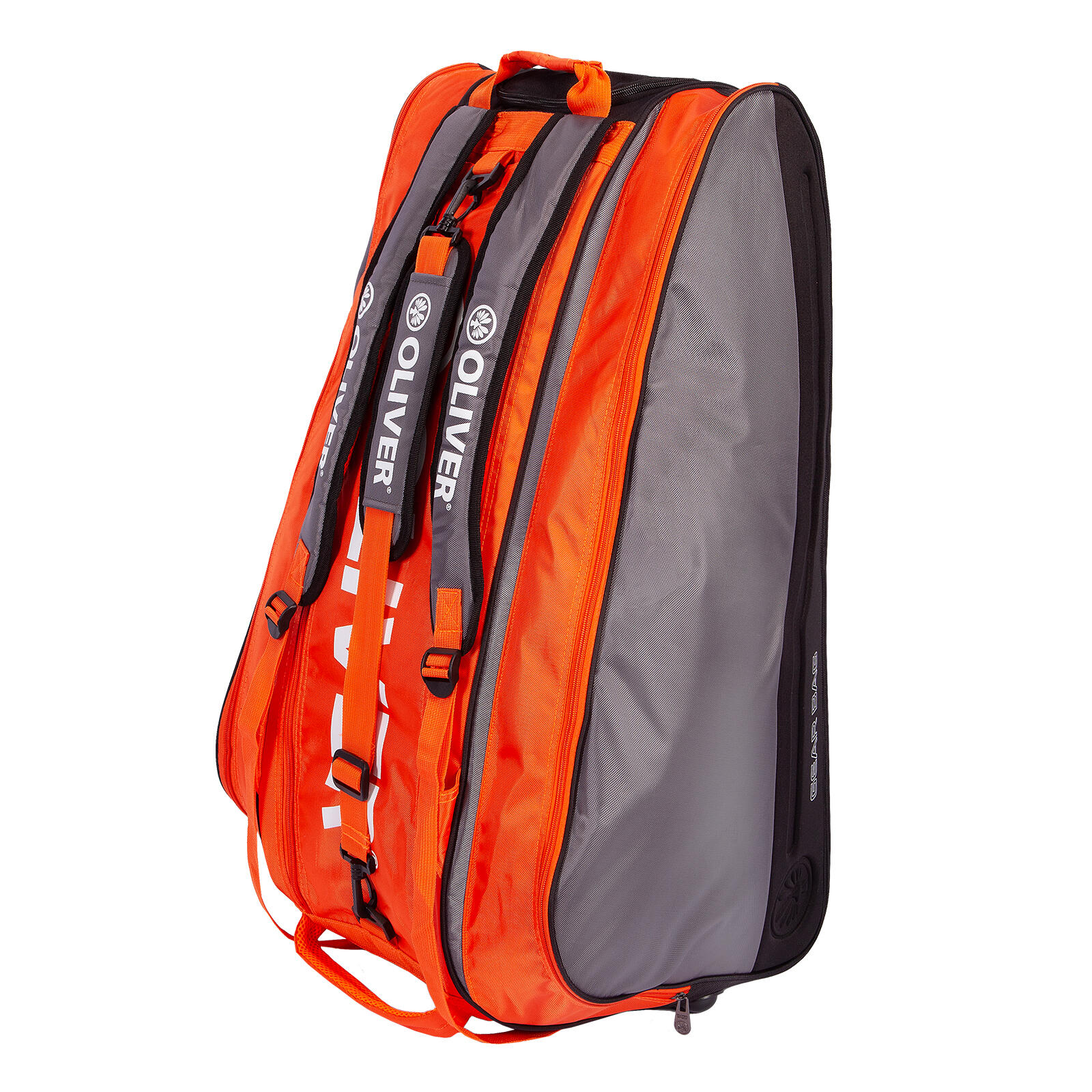 OLIVER Borsa da tennis OLIVER - Gearbag argento-arancio