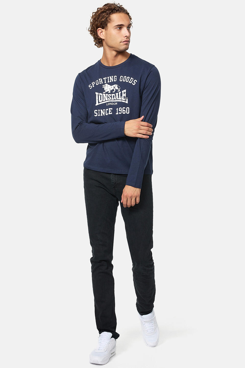 Camiseta de manga larga regular fit Lonsdale Auldearn 3/5