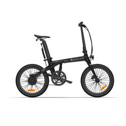 ADO Carbone Vélo électrique Pliant,Entraînement par Courroie EBike,GPS,LCD,APP