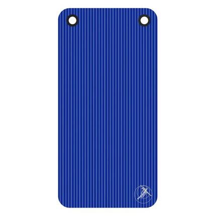 Fitnessmatte ProfiGymMat 120x60x1 cm, blau, mit Ösen zum Aufhängen
