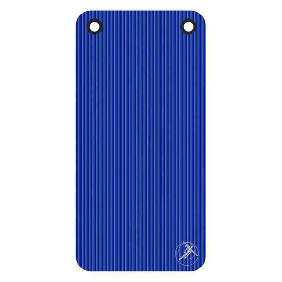 Fitnessmatte ProfiGymMat 120x60x1 cm, blau, mit Ösen zum Aufhängen