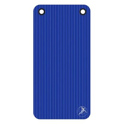 Fitnessmatte ProfiGymMat 120x60x1 cm, blau, mit Ösen zum Aufhängen