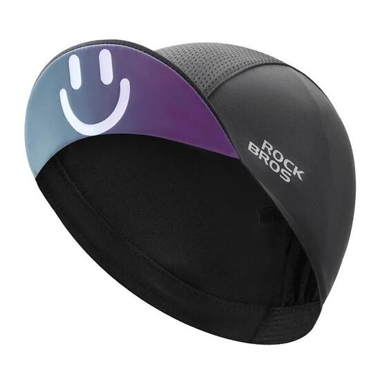 Berretto da ciclismo Rockbros 18230005001 con visiera - nero