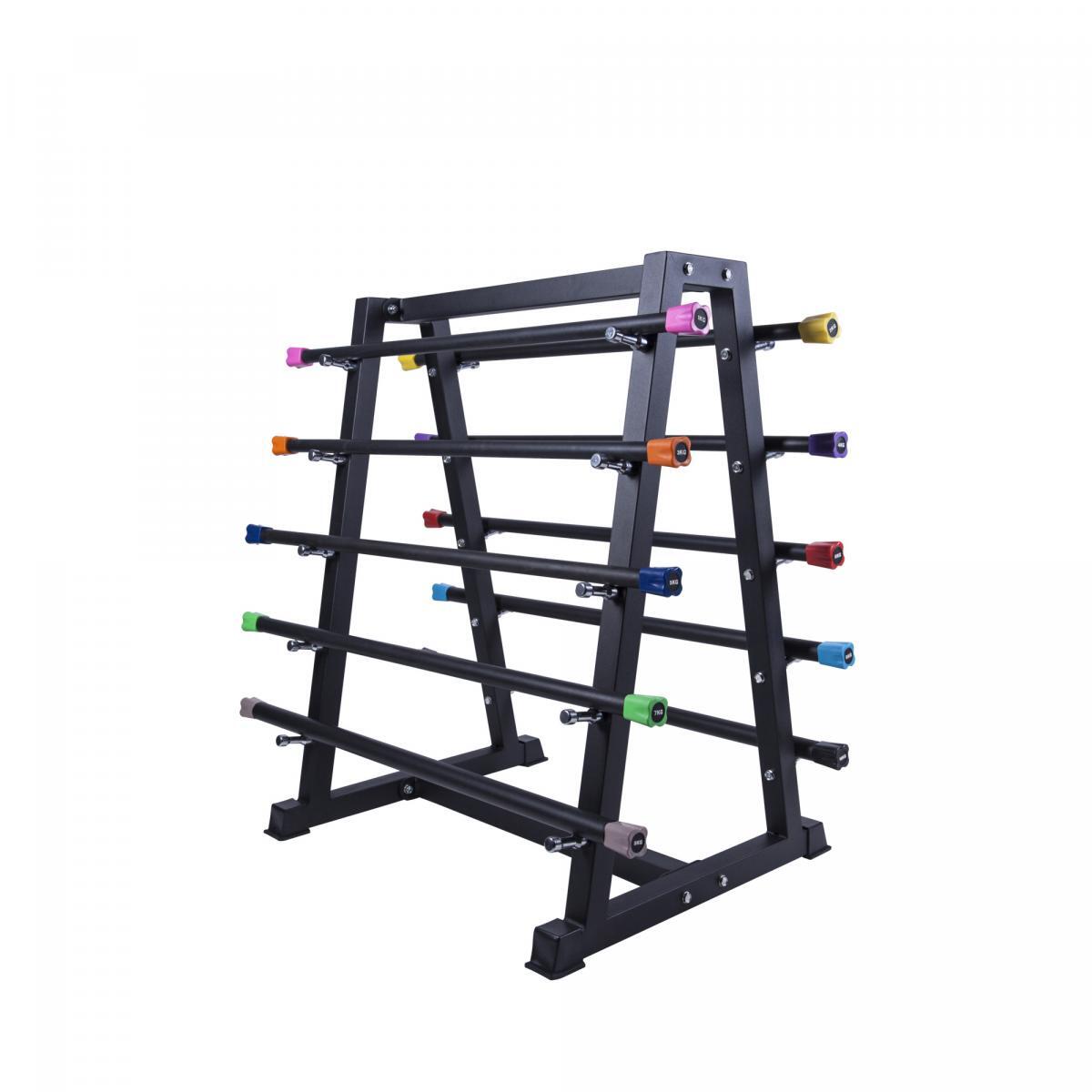 BARRE DROITE LESTÉE 120CM | MUSCULATION ET FITNESS | POIDS AU CHOIX DE 1KG À 10K 3/7