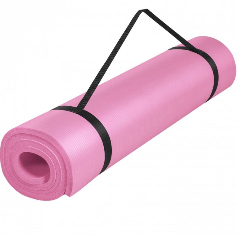 Esterilla Yoga Pilates Gorilla Sports Rosa 190cm x 100cm x1,5Cm