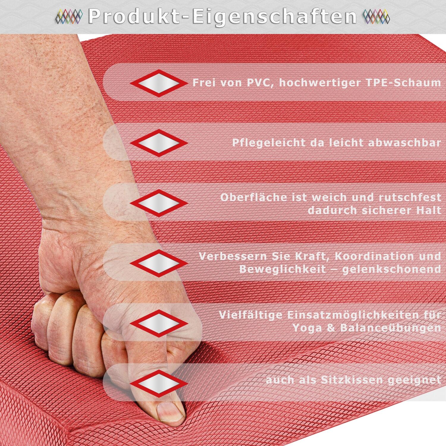 MAXSTORE Balance Pad Sitzkissen 4/7