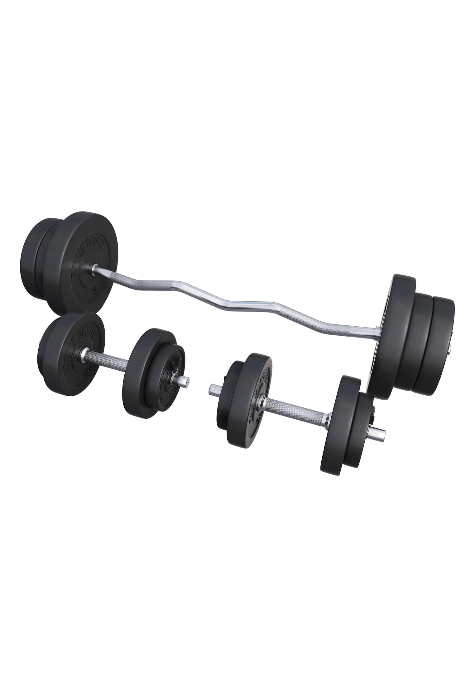 SZ-Curlset din plastic 70kg blocare cu arc