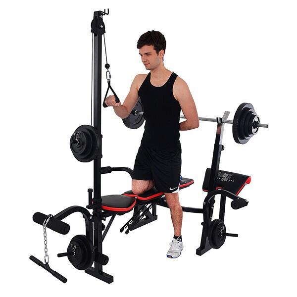 Weight Bench 7v1 Christopeit Sport® Weight Bench Power Xl Black 5/7