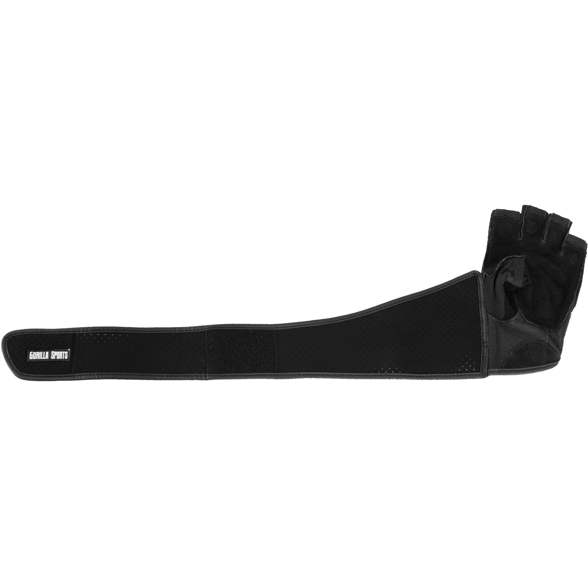 Trainingshandschuhe inkl. Gelenkbandage Schwarz/Rot 6/7