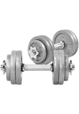 Kurzhantelset 30 kg - 2er Set, Gusseisen Kurzhanteln, Rutschfest Kurzhantel Set