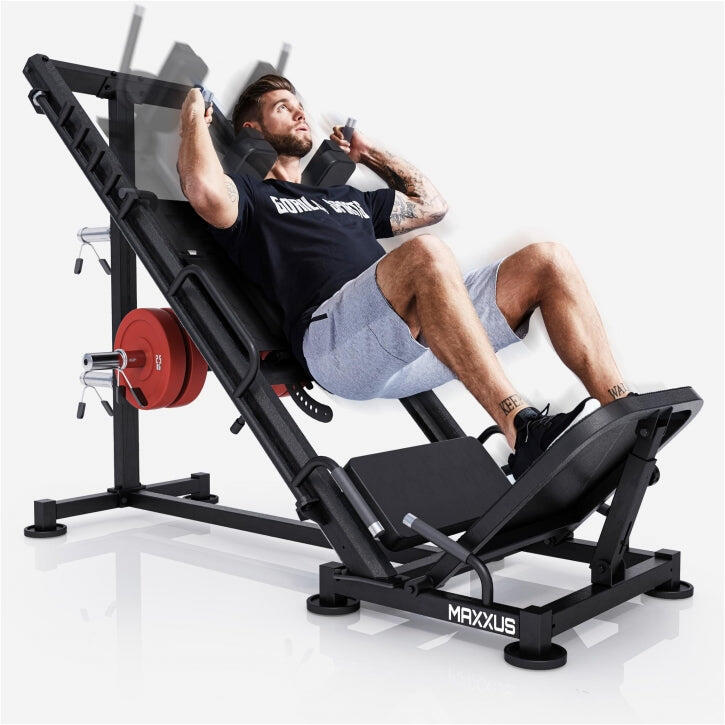 MAXXUS PRESSE A CUISSES 2 EN 1 | APPAREIL MUSCULATION