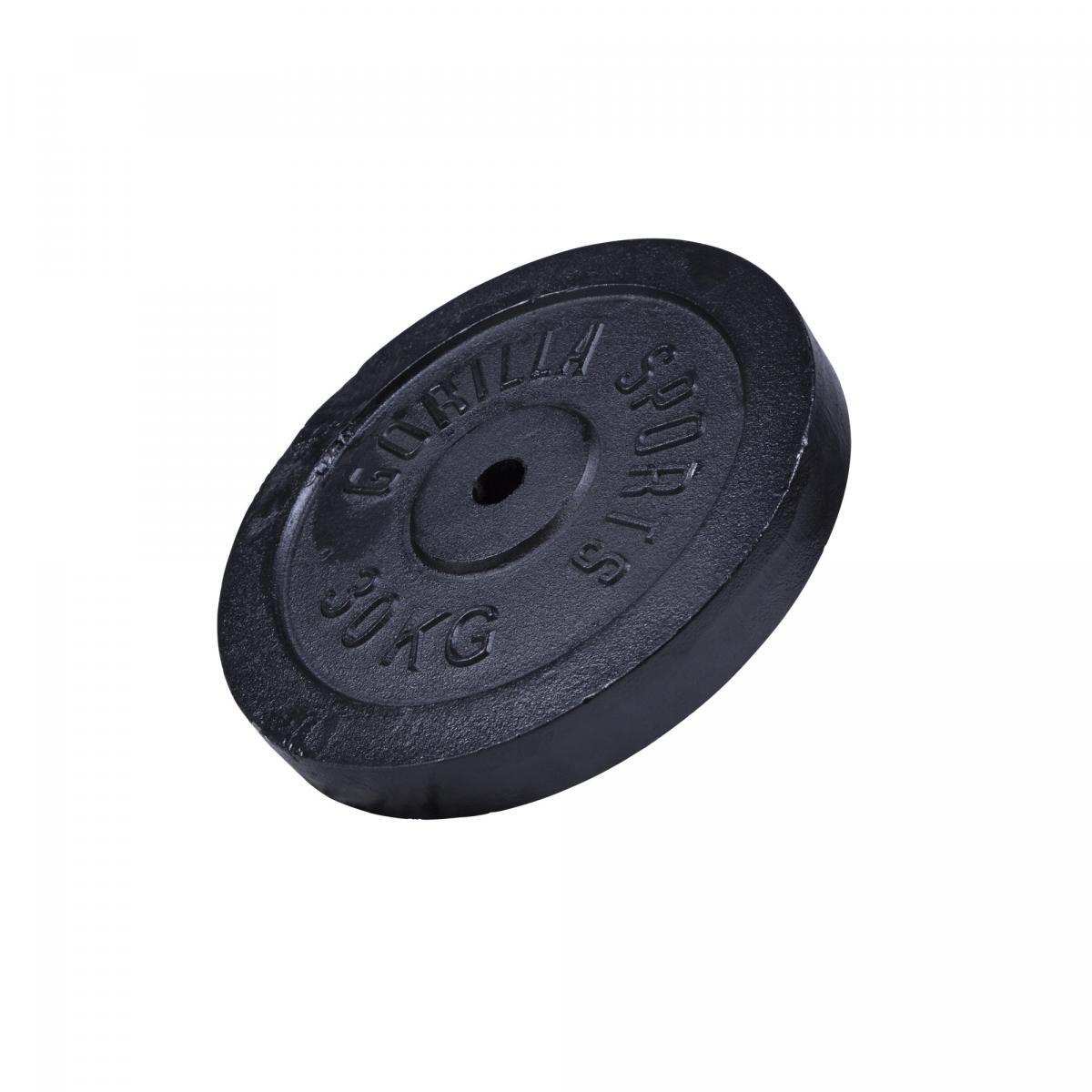 DISQUE DE MUSCULATION FONTE NOIR | DIAM 31MM | AU CHOIX DE 1,25KG À 30KG 4/7