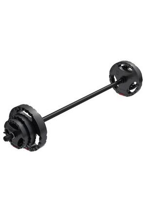 KIT AÉROBIC 20KG | DISQUES PLASTIQUE AVEC POIGNÉES BARRE 120CM | MUSCULATION