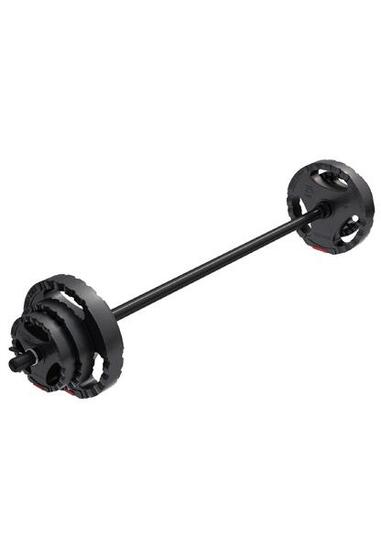 KIT AÉROBIC 20KG | DISQUES PLASTIQUE AVEC POIGNÉES BARRE 120CM | MUSCULATION