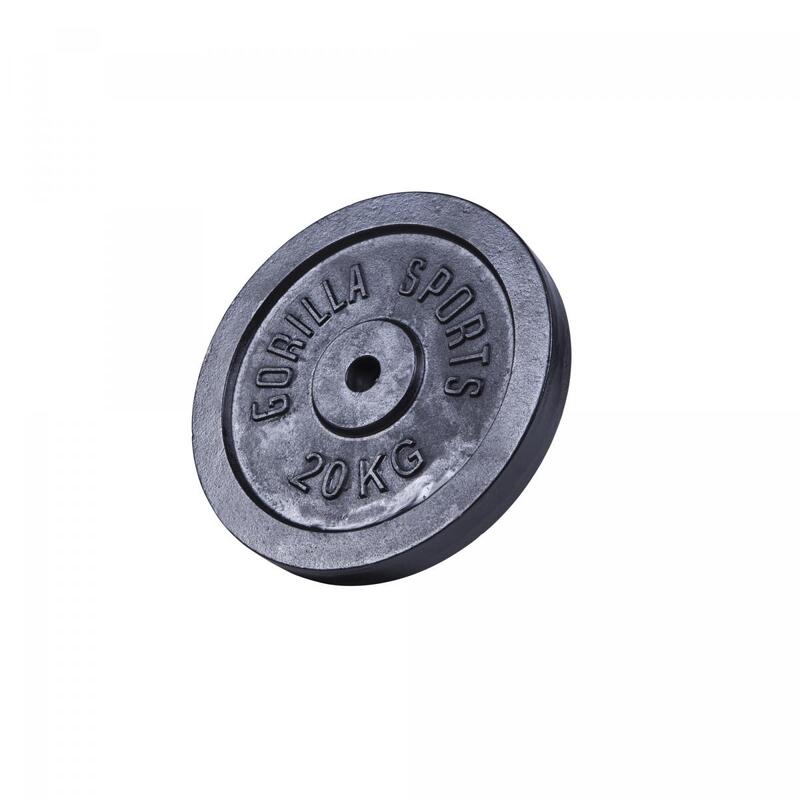 Disc din fontă 30/31 mm 20 kg Negru
