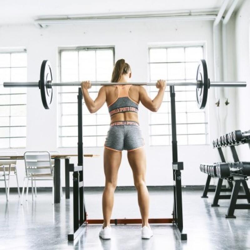 Squat Rack cu bara pentru piept si greutati 30/31mm