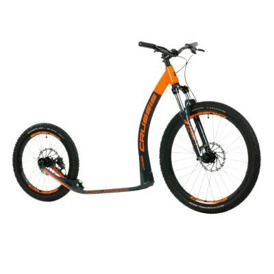 Crussis - Crussis Cross 6-2 - Trottinette - Noir|orange - Taille Unique - Decathlon