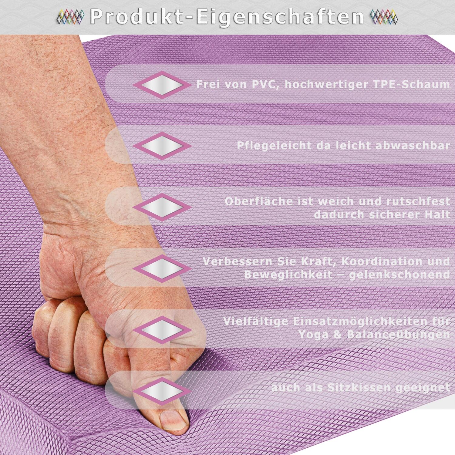 MAXSTORE Balance Pad Sitzkissen 4/7
