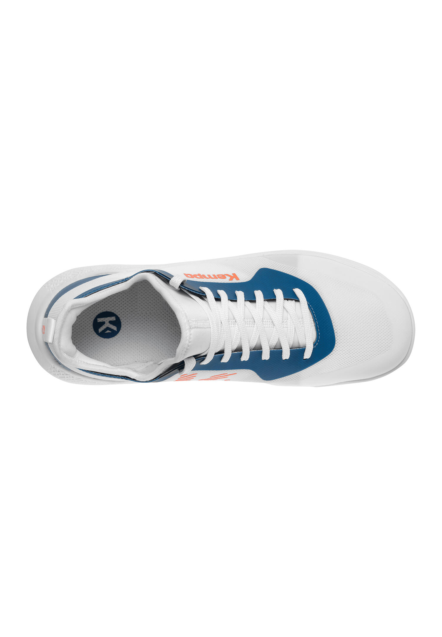 Kempa KOURTFLY Junior Hallenschuh Handballschuhe Kinder 200868201 weiss blau 2/7