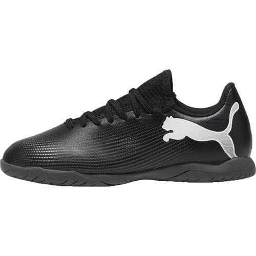 FUTURE 7 PLAY IT Mládežnické kopačky PUMA Black White 3/7