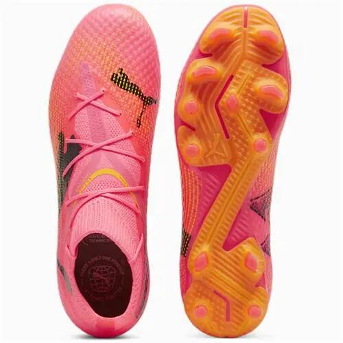 Botas de fútbol FUTURE 7 PRO FG/AG PUMA Sunset Glow Black Sun Stream Pink Orange 4/7