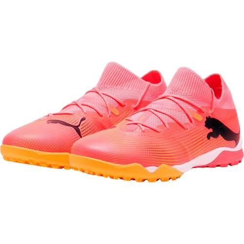Scarpe da calcio FUTURE 7 MATCH TT PUMA Sunset Glow Black Sun Stream Pink Orange 5/6