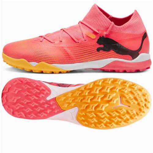 Scarpe da calcio FUTURE 7 MATCH TT PUMA Sunset Glow Black Sun Stream Pink Orange 2/6