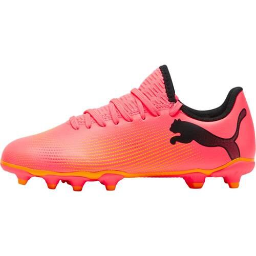 Puma Fußballschuhe FUTURE 7 PLAY FG/AG JR Teenager Kinder 107734 03 rosa 3/7