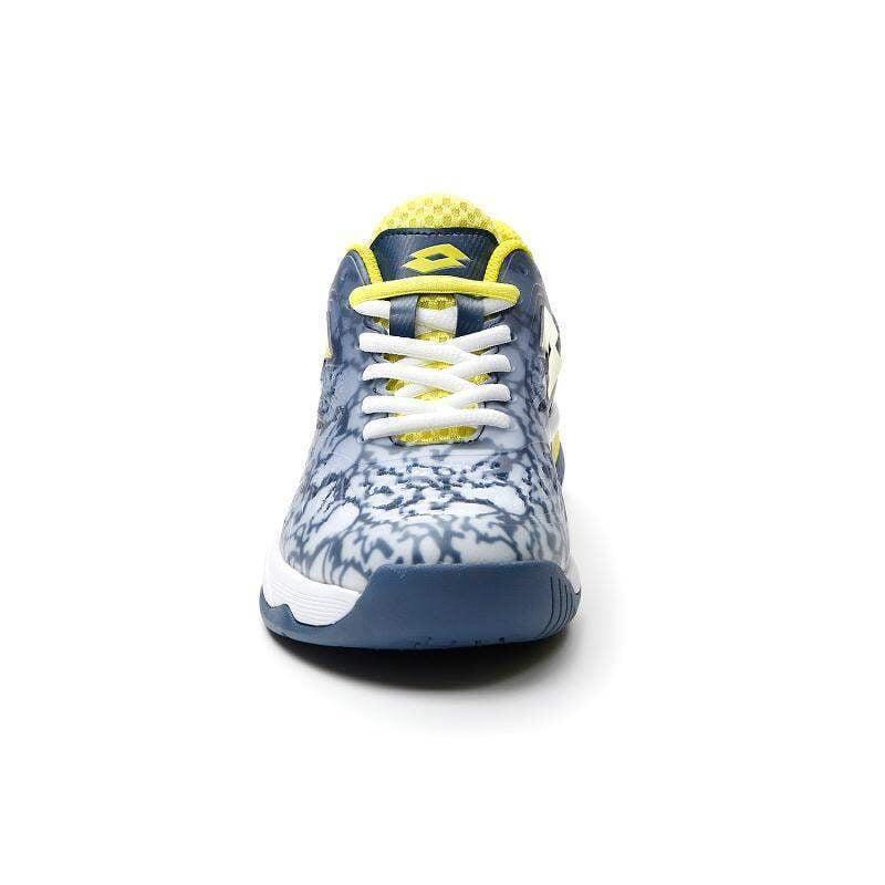 Chaussures Femme Lotto Superrapida 200 Iii Bleu Et Jaune 217301 9fs 4/6