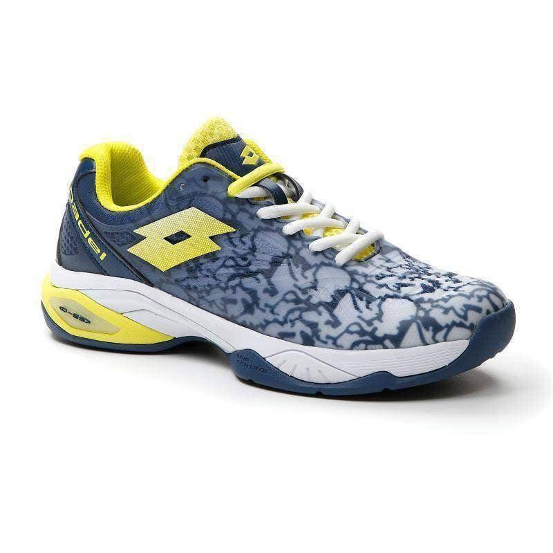 Chaussures Femme Lotto Superrapida 200 Iii Bleu Et Jaune 217301 9fs 5/6