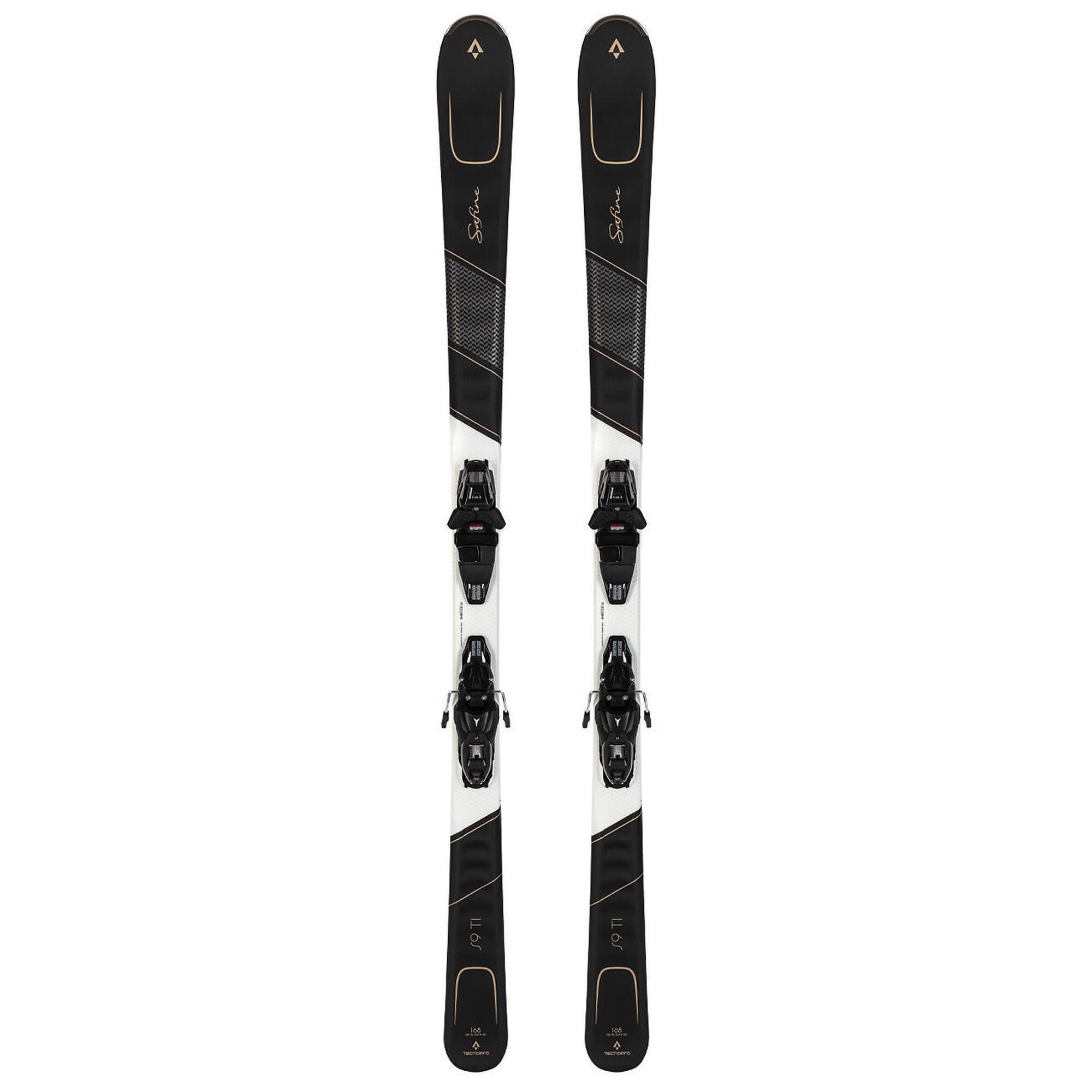Narty damskie TECNOPRO SAFINE S9 Ti + wiązania ATOMIC EM10 z GRIP WALK