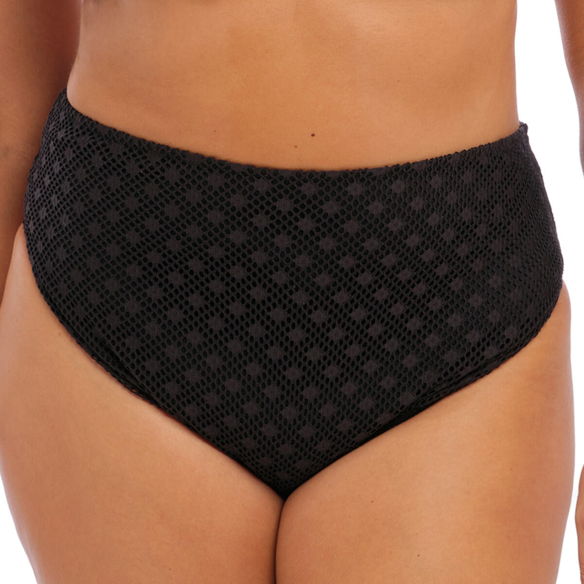 Elomi - Culotte De Bain Taille Haute Grande Taille Bazaruto - Bas De Maillot De Bain - Noir - 56 3xl - Decathlon