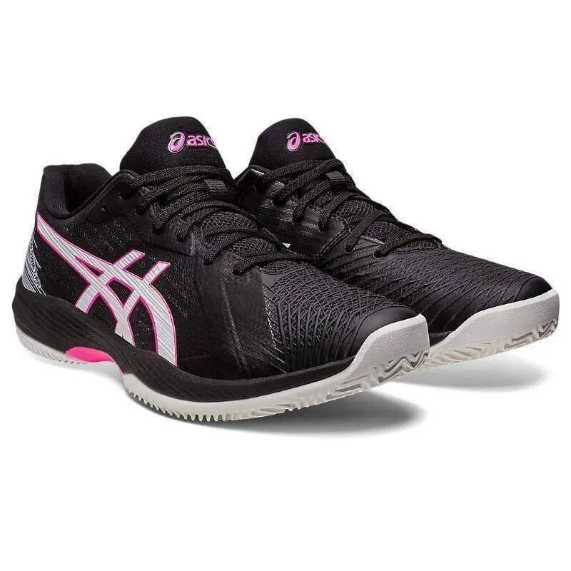 Asics Solution Swift Ff Clay 1041a299 002 Noir Et Rose 5/7