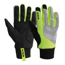 gants de cyclisme Early Fog polaire/néoprène jaune taille S
