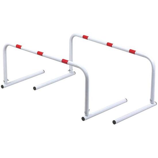 Mini-Hürde aus Metall, 80 cm (Höhe einstellbar auf 30-40-50 cm)