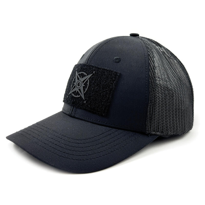Casquette Trucker - HYDROFUGE + U.V. RÉSISTANT - avec Scratch - noir